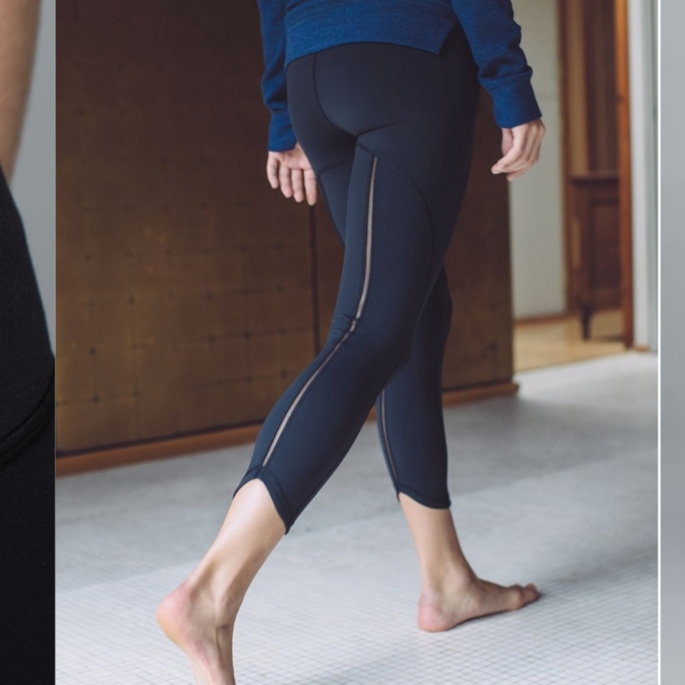 Lululemon Wunder Under Mesh Capri